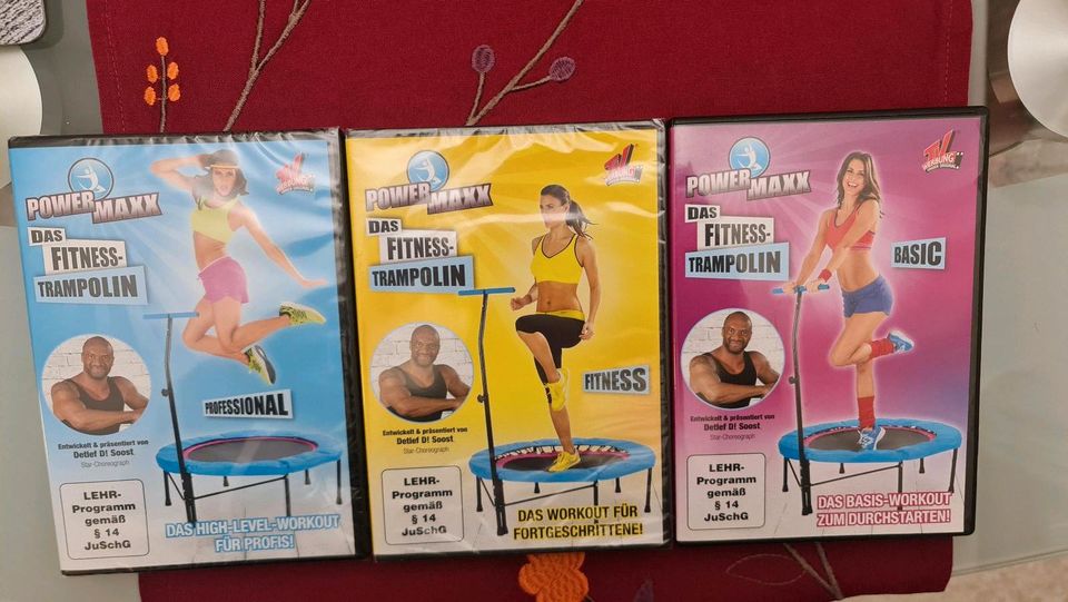 Trampolin springen Detlef Di Soost 3 DVD Das Fitness Trampolin in Lehre