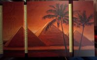 Ägypten Pyramiden Bild 3-teilig 116 cm x 78,5 cm Rheinland-Pfalz - Neuhofen Vorschau