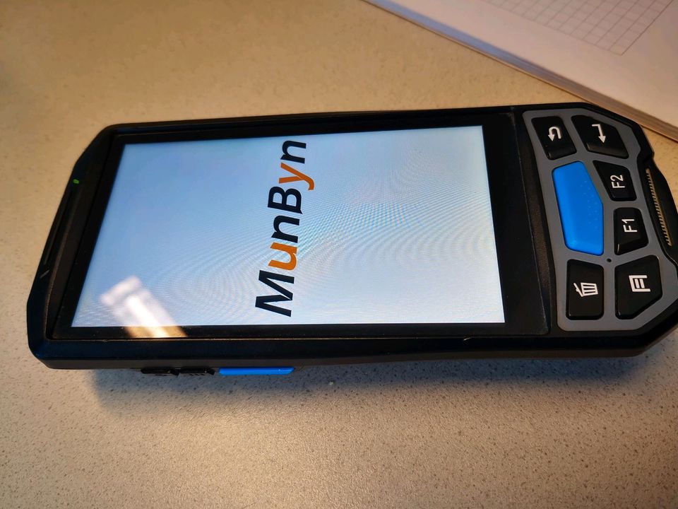 MunByn Waren Handscanner IPDA030 Android 7.0 Terminal Barcode in Buch