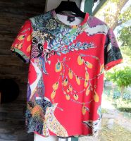 Roberto Cavalli Shirt L tshirt t rot full print just class Bayern - Freilassing Vorschau