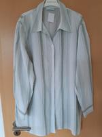 Ulla Popken 50-52 Bluse Shirt Longbluse Longshirt Weiß Gestreift Bielefeld - Gadderbaum Vorschau