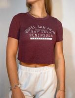 Topshop Croptop Bordeaux Rot Gr S Shirt Top San Fran Bay Area Nordrhein-Westfalen - Sankt Augustin Vorschau