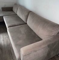 Ecksofa in Taupe aus samt Nürnberg (Mittelfr) - Schweinau Vorschau