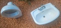 Waschbecken und Toilette (Hänge) für Gästebad oder Garten Sachsen-Anhalt - Osternienburger Land Vorschau
