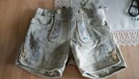Stockerpoint kurze Damenlederhose, hellbraun/blau, neuwertig Bayern - Hemau Vorschau