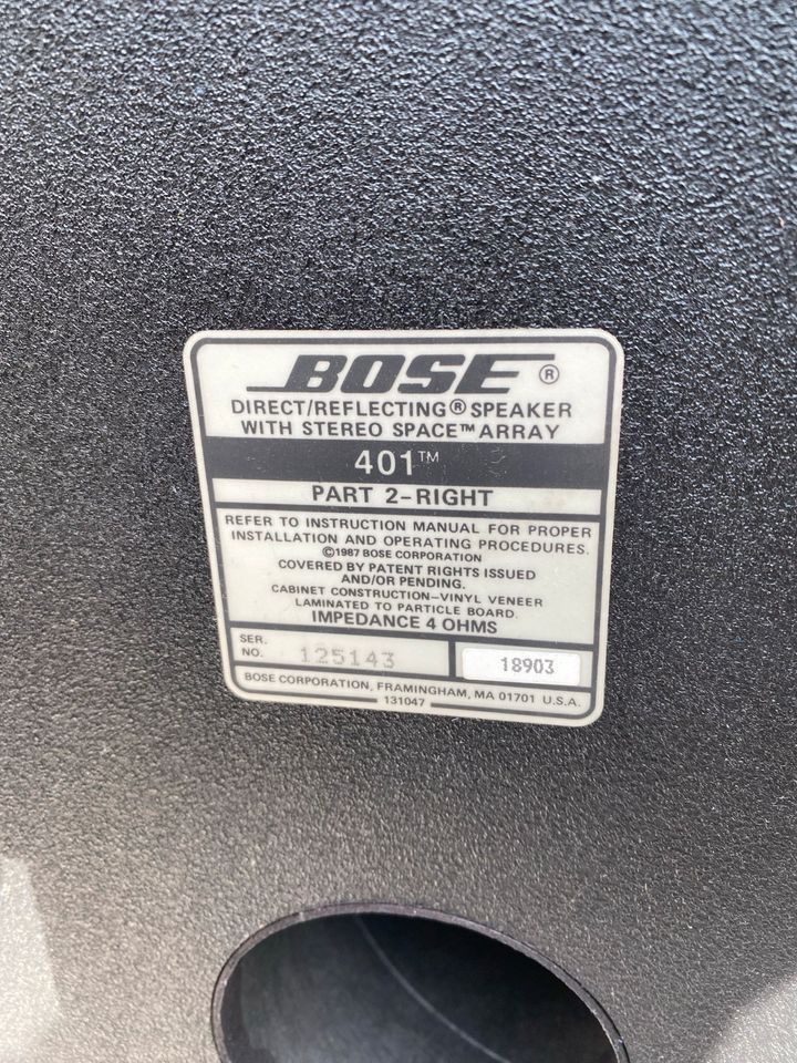 BOSE-401 Lautsprecher Paar in Berlin