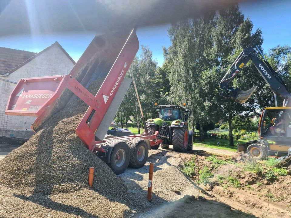 Abriss Tiefbau Pflasterarbeiten Aushub Baugrube Entsorgung Bagger in Weiden b Weimar Thür