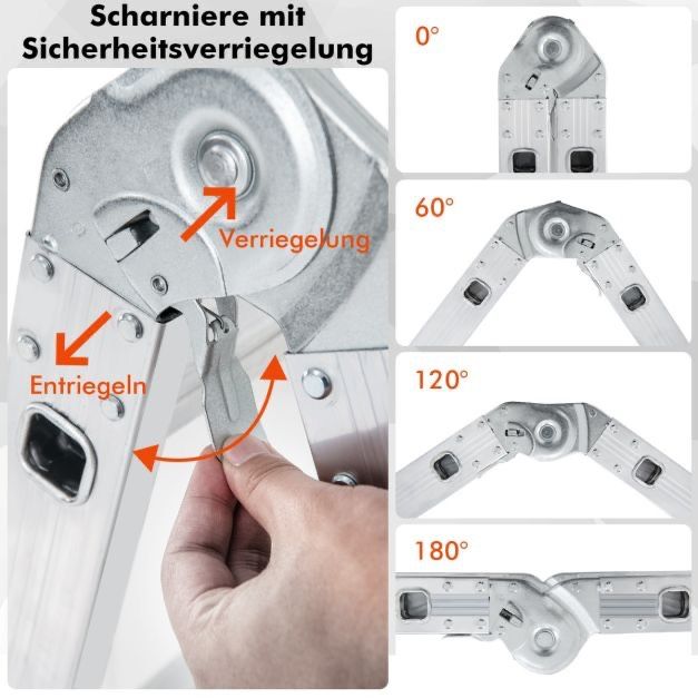 Leiter, 7 in 1 , 4,6 m, NEUWARE, 155€* in Köln