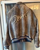 Diesel Lederjacke Schreibschrift XL Stein Performance 55 Pankow - Weissensee Vorschau