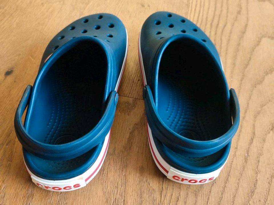 Res. Crocs Kinder Crocsband rot blau J4 bzw. 36/37 Zwillinge in Köngen