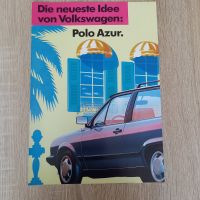 VW Polo Azur Prospekt 1989 Baden-Württemberg - Langenau Vorschau