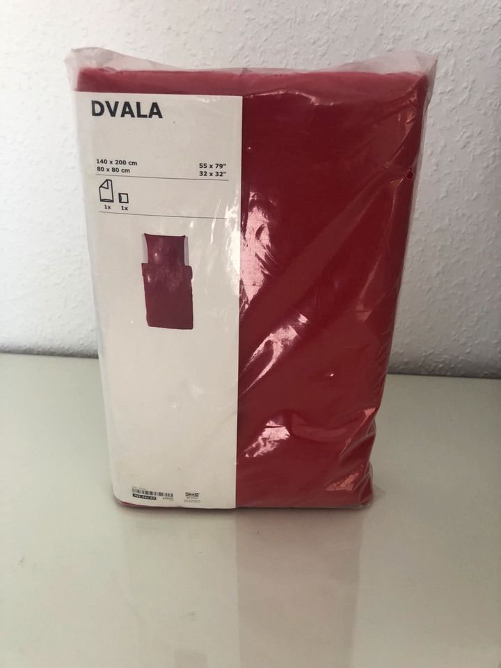 IKEA DVALA Bettwäsche-Set 2-teiler in Rot. 140 x 200 cm NEU & OVP in Bochum