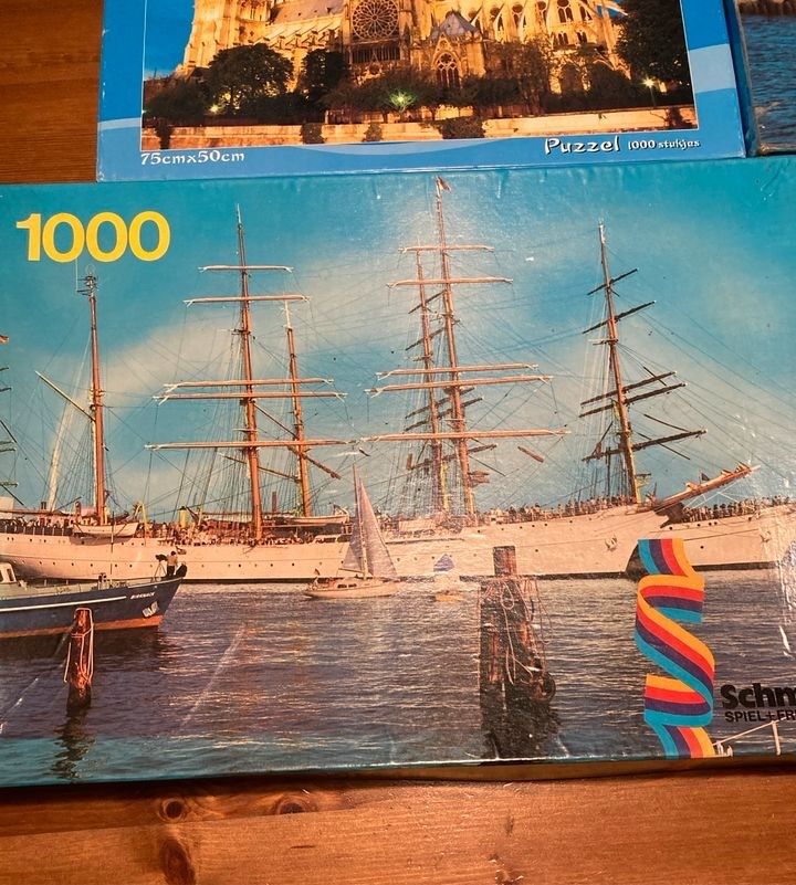 6 Puzzel Schmidt Ravensburger 1000 1500 Teile in Aschendorf Stadt Papenburg