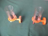Wandleuchte Wandlampe vintage Holz 50er 60er Jahre Sachsen - Oderwitz Vorschau
