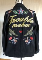 River Island Jacke bestickt rockabilly schwarz punk schwalben Burglesum - Lesum Vorschau