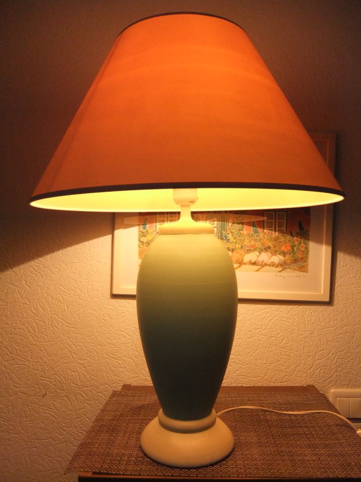 Lampe mediterran.Stil H.ca.62cm,Pastellfarben s.gepfl 30Eur.NR in Castrop-Rauxel