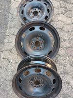 3 x Stahlfelge 6Jx15H2 ET38  LK 5/100/57 1J0601027Q VW Audi Skoda Rheinland-Pfalz - Alzey Vorschau