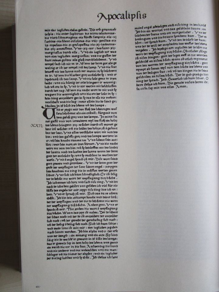 MENTELIN Bibel 41cm, Faksimile der Ausgabe von 1466. TOP in Krefeld