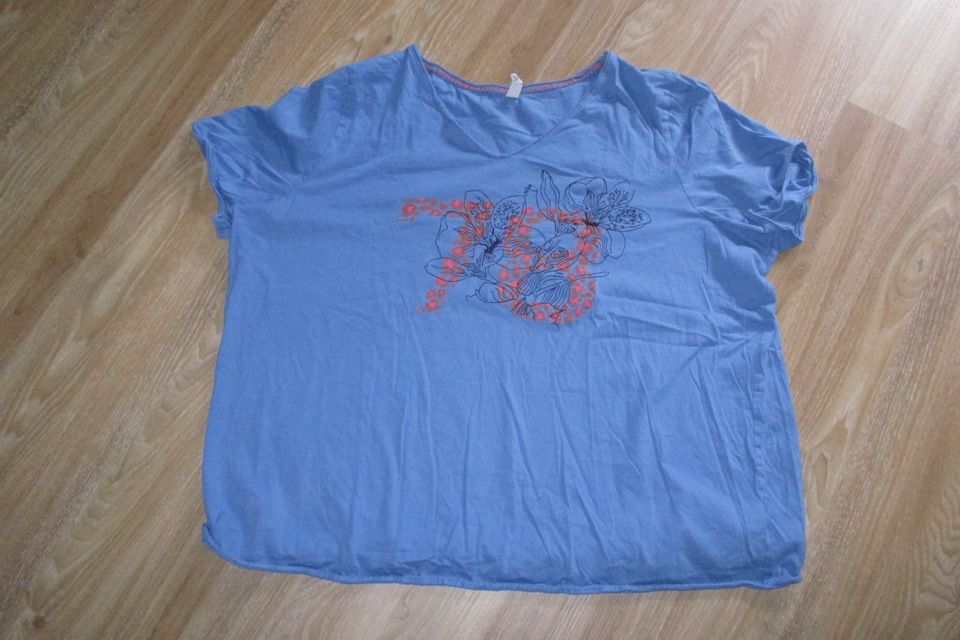 Shirt, blau, Sheego, Gr. 52/54 in Hamburg