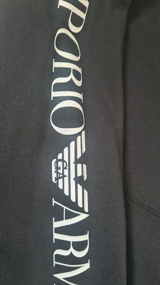 EA7 emporio armani hoodie/Kapuzenpulli/ schwarz/gr. L in Dortmund