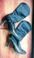Stiefel, 40, Absatzschuhe, 9cm, schick, edel, Leder, Party München - Ramersdorf-Perlach Vorschau