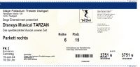 1 Ticket, TARZAN Musical, Stuttgart, 15.06.2024 Baden-Württemberg - Waldshut-Tiengen Vorschau