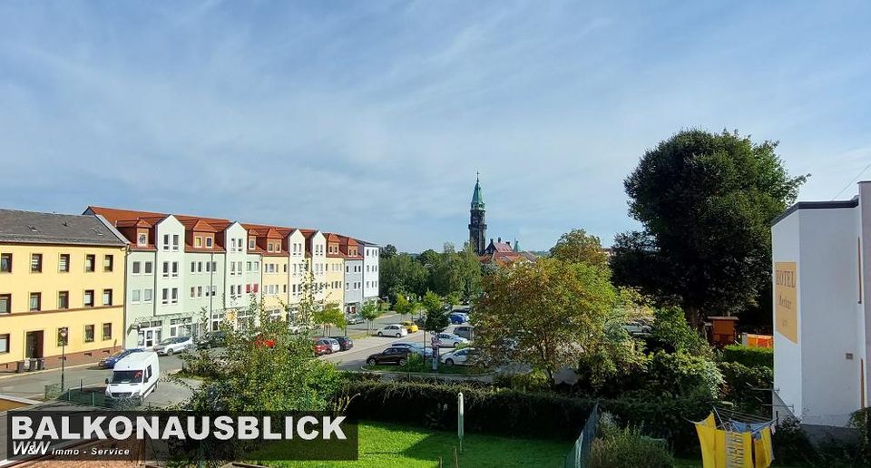 Geräumige 1-Raum Wohnung mit Balkon, Zentrumsnah, Bahnhofsnah in Zwickau