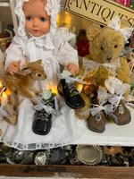 ALTE KINDERSCHUHE VINTAGE BROCANTE (BABY / PUPPENSCHUHE ) Baden-Württemberg - Kirchheim unter Teck Vorschau