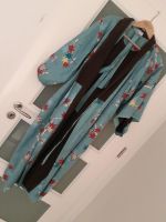 MÖVE Kimono Morgenmantel Bademantel Blau Türkis Braun  gr. S Frankfurt am Main - Sachsenhausen Vorschau