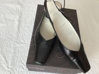 Slingback Leder Ara, Gr.40, neuwertig, schwarz, 1xgetragen, 5 cm Nordrhein-Westfalen - Bergisch Gladbach Vorschau