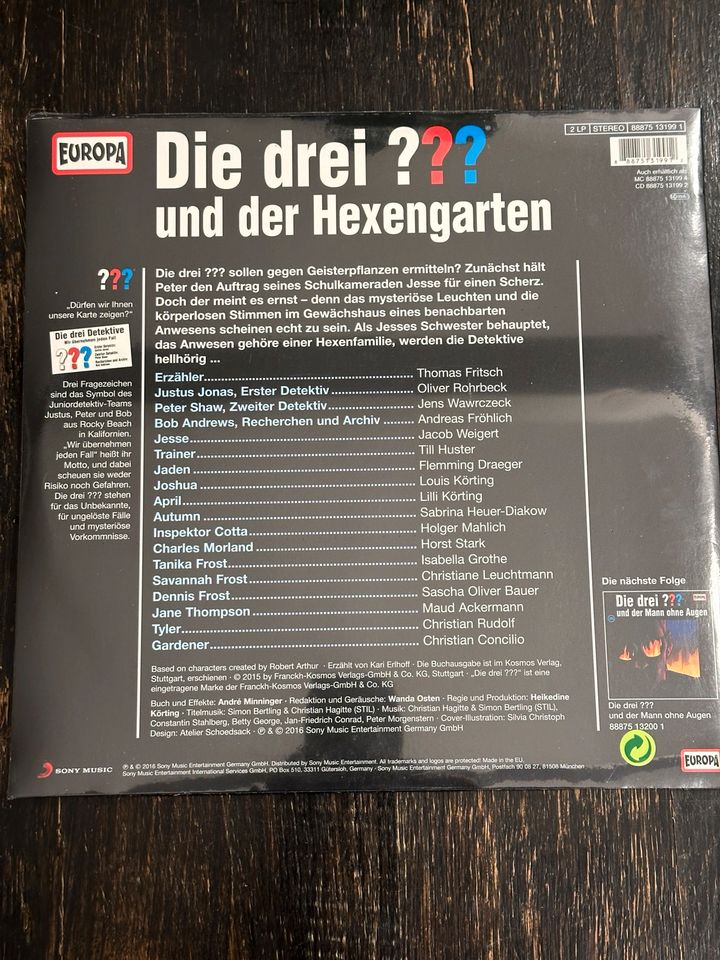 Die drei ??? Fragezeichen Hexengarten 184 Vinyl Platte LP in Hamburg