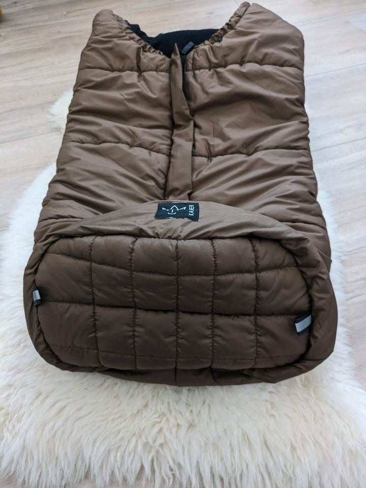 Winterfußsack Kaiser IGLU Thermofleece braun Kinderwagen/Buggy in Großbettlingen