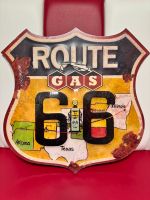 Blechschild Route 66 Gas Blech Schild usa Deko Werkstatt garage Häfen - Bremerhaven Vorschau