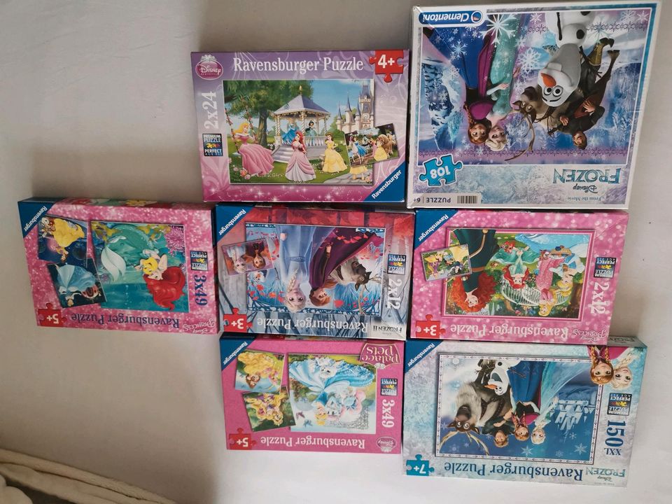 Puzzle alle kommplet 7 Stück 5 euro in Wiesbaden