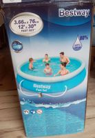 Besway Fast Set Pool, 366 x 76 cm,Set mit Filterpumpe, rund, blau Niedersachsen - Vienenburg Vorschau