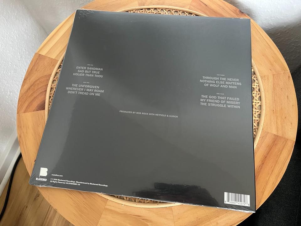 Metallica Black Album 180g Vinyl LP Limited Edition Walmart USA in Sankt Augustin