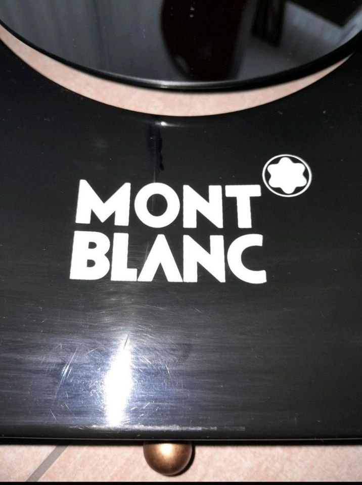 Orig. Montblanc Konzessionär Spiegel drehbar Händler Selten Deko in Igel