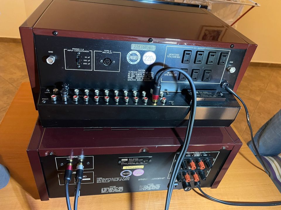 Sansui Preamplifier CA-3000, Sansui Power Amplifier BA-3000 in Eschlkam