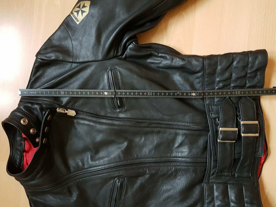 Damen Motorrad Lederjacke Harro, Gr. 40, schwarz, 1800g in Idstein