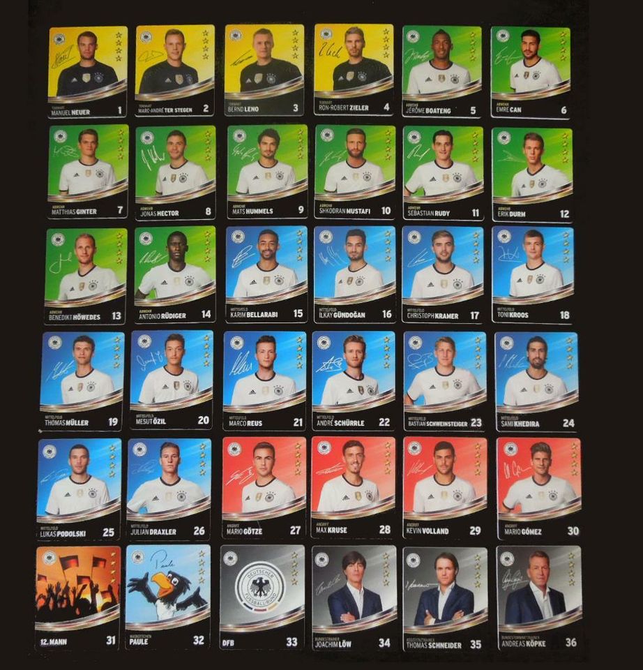 REWE DFB EM 2016 Fußball Frankreich 36 Karten komplett inkVersand in  Düsseldorf - Bezirk 3 | eBay Kleinanzeigen ist jetzt Kleinanzeigen