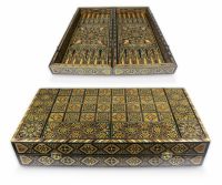 Neu 53 x 53cm,Mosaik Holz Backgammon-Schach-Dama,Brett,mit Steine Hamburg-Nord - Hamburg Uhlenhorst Vorschau