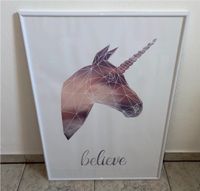 Wandbild Einhorn / Belive 70x50 cm Niedersachsen - Loxstedt Vorschau