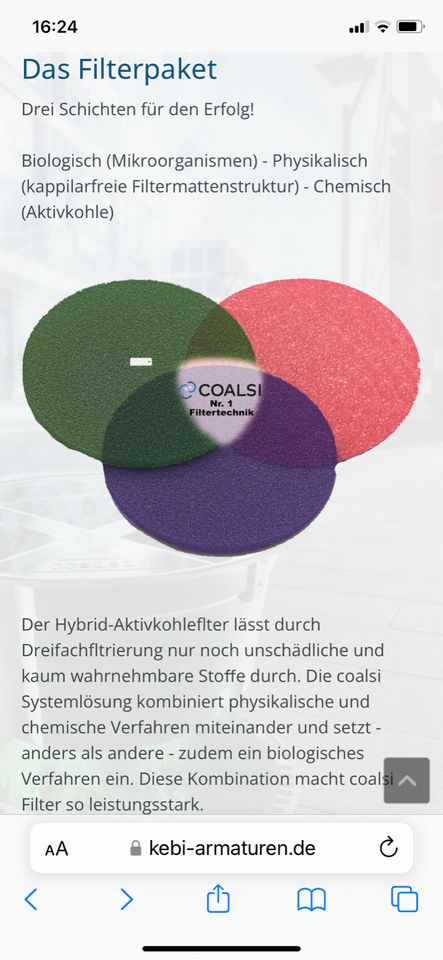 COALSI Geruchsfilter UT 30146 - neu im Originalkarton in Neustadt am Rübenberge