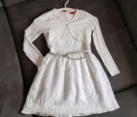 Kleid weiß 128/134 festlich Bolero S.Oliver Hochzeit Kommunion München - Moosach Vorschau