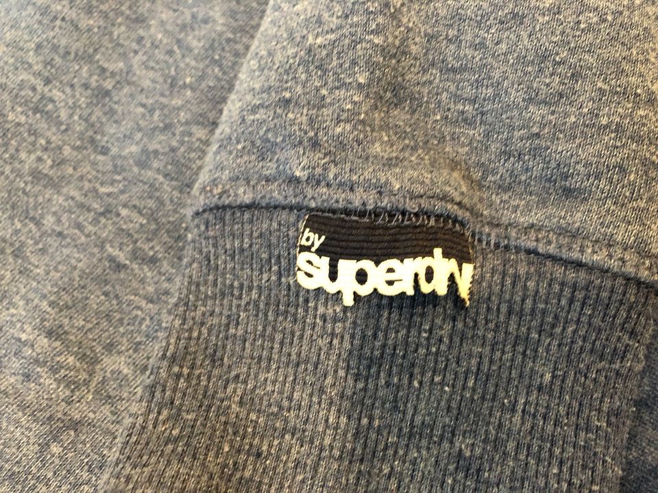 Herren Pullover von Superdry Gr. XL blau türkis neuwertig in Meißenheim