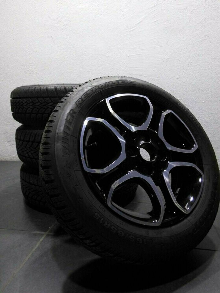 4 Winterräder 185/60R15 - 165/65R15 Smart 453 15" Zoll Alufelgen in Berlin