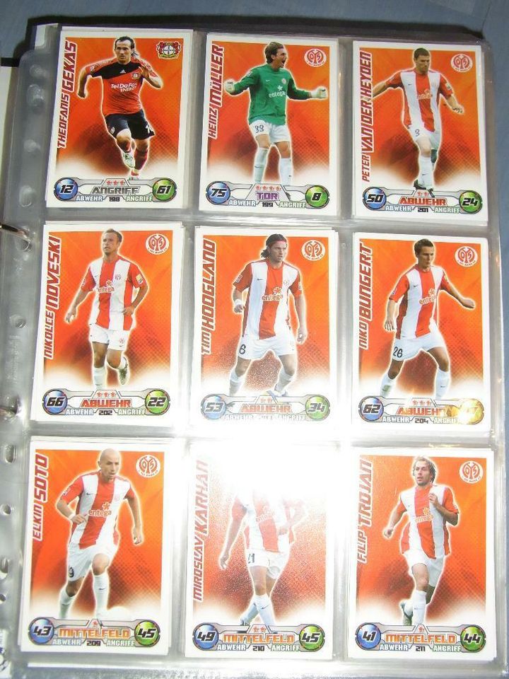 Match Attax Trading Card Game Saison 2009/2010 in Bremen