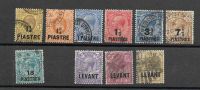 Großbritainnien Post in der Türkei 10 Marken gestempelt 1910-21 Niedersachsen - Ihlow Vorschau