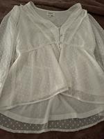 Vero Moda Chiffon Bluse weiss Größe M 38 V Ausschnitt edel Bayern - Loiching Vorschau