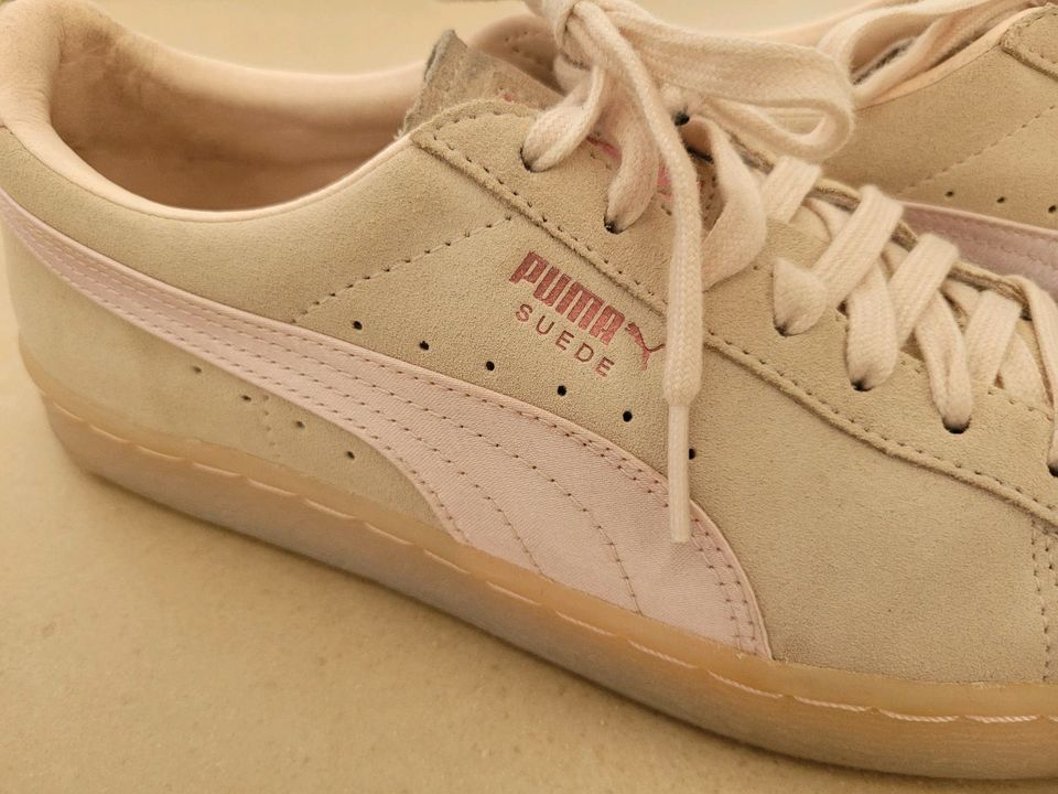 Puma - Sneaker Turnschuhe Gr 40 Creme rosa in Wallenhorst